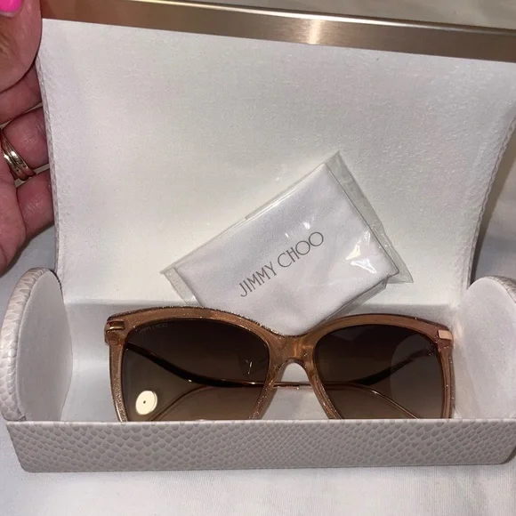 👓 Jimmy Choo SELBY 57MM Cat Eye Sunglasses